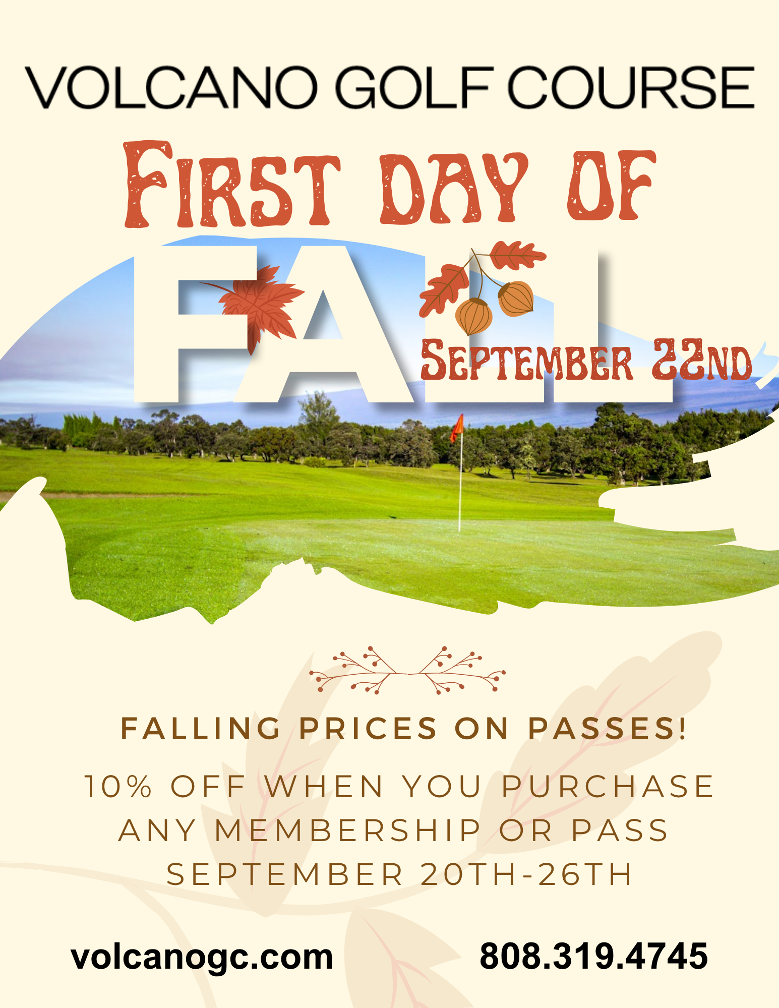 First day of Fall 2026